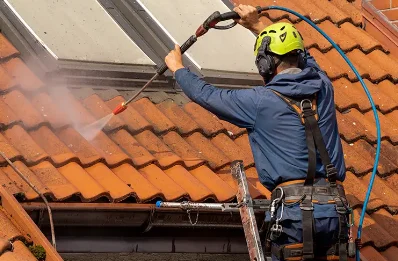 Démoussage et hydrofuge de toiture à Grangues